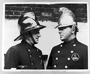 Unifrom: LCC-LFB Change from brass to cork fire helmets