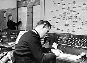 Switchboards: LCC-LFB Control Room at Lambeth HQ SE1