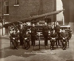 Bareheaded: LCC-LFB Motor Escape Competition winners 1932