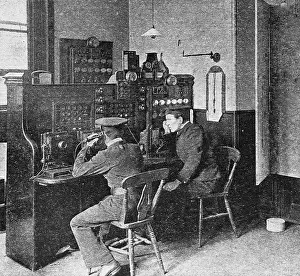 Switchboards: LCC-MFB firemen in switchboard and control room