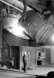 Crucible: LD crucible in the VOEST steelworks