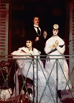 Morisot: Le Balcon, ('on the balcony')
