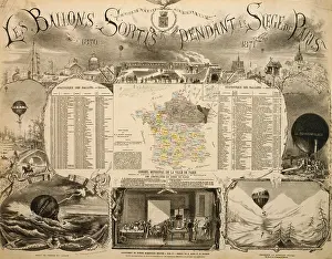 Morte: Le ballons sortis pendant le Siege de Paris, 1870-1871