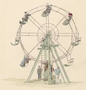 Cirque: Le Cirque: Big Ferris wheel, 1889