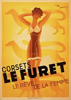 Corsets: LE FURET CORSETS POSTER