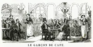 Coffeehouse: Le garcon de cafe, Paris 1850