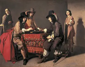 Nain: LE NAIN, Mathieu (1607-1677). The Backgammon