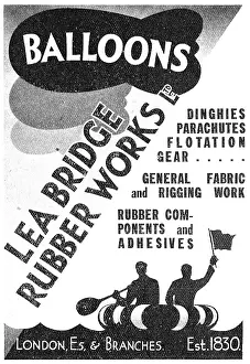 Flotation: Lea Bridge Flotation Gear, Balloons & Parachutes