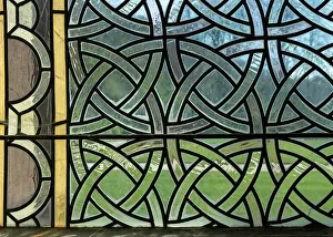 1119: Leaded window, Abbaye de Fontenay