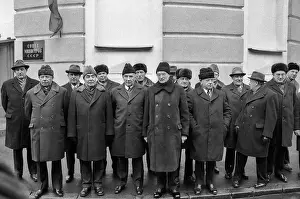 Tribune: Leaders of CPSU and Soviet government, 1975