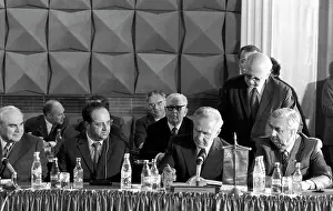 Kosygin: Leaders of Eastern Bloc countries at 24th Comecon