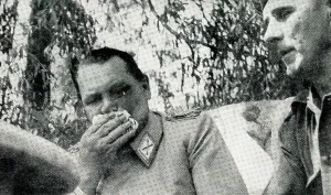 Handkerchief: Leading Nazis under arrest in Germany, end of WW2