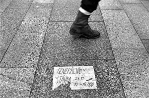 Jaromir: Leaflet - general strike - pedestrian