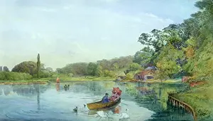 Leamington: On the Leam at Leamington Spa ' boating
