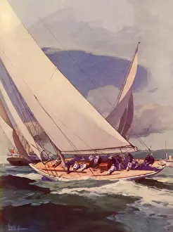Strongly: Leaning Sailboat