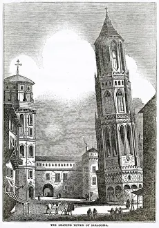 Saragossa: Leaning tower of Zaragoza