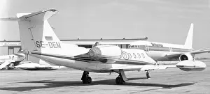 Luton: Learjet 35A SE-DEM