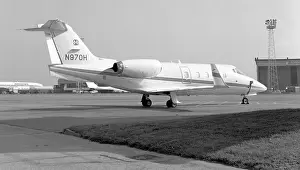 Luton: Learjet 55 N970H