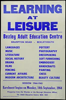 Bexley: Learning at leisure