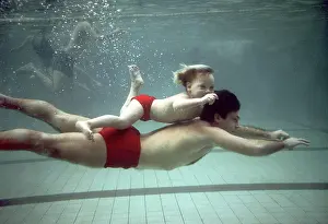 Taught: Learning to swim, 1980