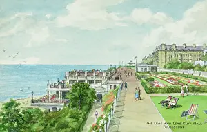 Leas: The Leas and Leas Cliff Hall, Folkestone, Kent