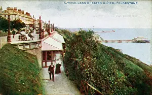 Leas: Leas Shelter & Pier, Folkestone, Kent