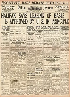 Leasing: Leasing of British bases to the U.S. approved