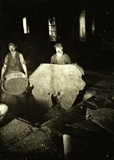Pelts: Leather industry in Austria - About 1935