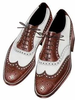 Perforated: Leather Wing Tip Shoes