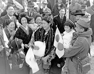 Relative: Leave-taking of a soldier in Japan, 1938