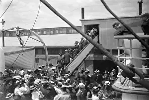 Matapan: Leaving SS Ivernia, Boston Harbour
