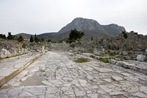 Flagstones: Lechaion Road, Corinth, Greece
