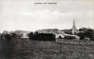 Lechlade, Gloucestershire from the Meadows