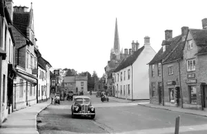 Lechlade: Lechlade, High Street and Church c1955
