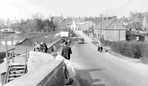 Lechlade: Lechlade, view from the Bridge c1960