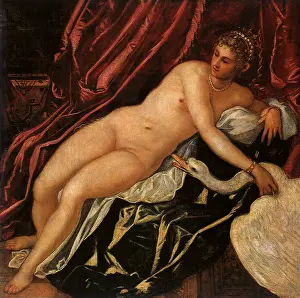 1555: Leda and the Swan, by Tintoretto