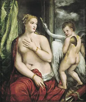 Childish: Leda and the Swan, by Titian