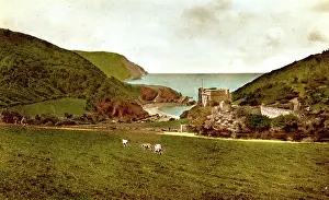 Lynton: Lee Abbey and Bay, Lynton, Devon