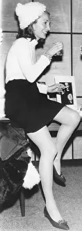 1018: Lee Radziwill at a reception after a screening