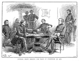 Surrenders: LEE SURRENDERS TO GRANT