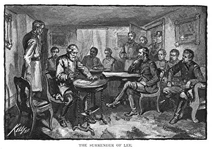 Surrenders: LEE SURRENDERS TO GRANT