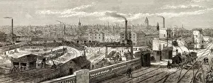 Holbeck: Leeds from Holbeck Junction 1868