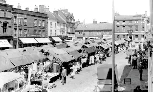Leek: Leek, Market Place c1955