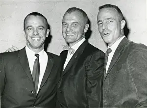 Langley: From left: Alan Shepard Jnr, John Glenn and Malcolm Sco?