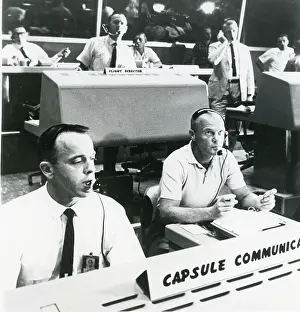 Sub Orbital: From left: Alan Shepard Jr and John Glenn Jr in the Mer?