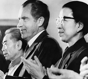 Enlai: From left: Chinese Premier Zhou Enlai, U.S. ?