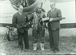 Fedden: From left: H W R Fedden, chief engineer
