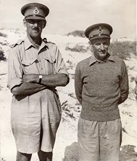Thirtieth: From left: Lt-Gen Sir Oliver Leese, CBE, DSO