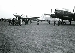 Hatfield: From left: A US Navy Douglas R4D-8 alongside an Avro Lin