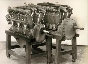 Packard: From left: Packard and Liberty engines